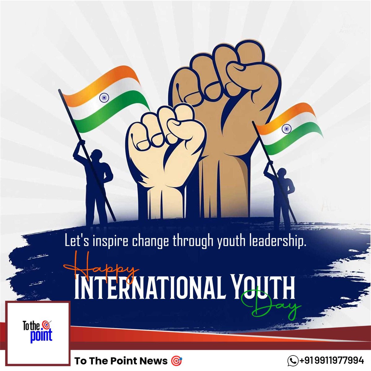 Greetings from To The Point News
 #GenerationEquality #nationalyouthday #YouthParticipation #YouthVoiceMatters #youthicon #youth #YouthInnovation #youthday #YouthForChange