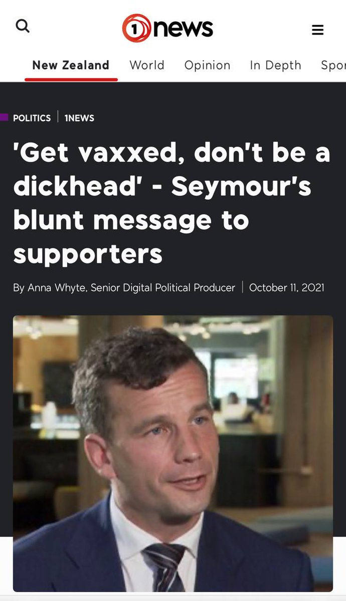 ResistanceKiwi's tweet photo. This is why so many people can't vote for Seymour or ACT. 👇👇 https://t.co/Vz64uvtcH8