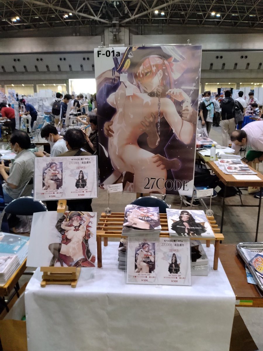 27code_'s tweet photo. 設営完了！
10:30開場だとだらだら設営しても間に合うから汗かかなくていい！
本日はよろしくお願いします！ https://t.co/fe4tWPpJ6V