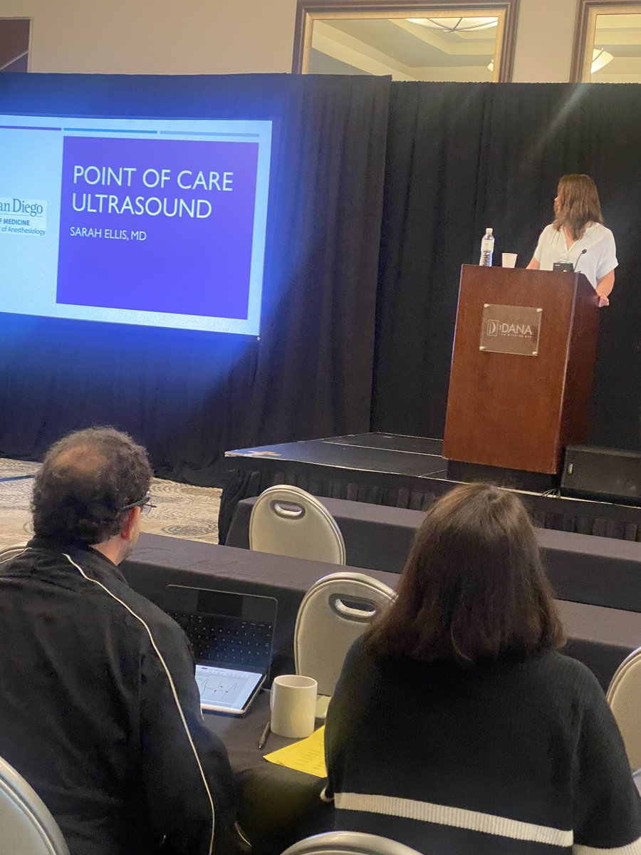 UCSD Department of Anesthesiology (@ucsdanes) on Twitter photo #ucsdupdate23
Dr. Sarah Ellis presents on POCUS echocardiography- how to obtain the important views and clinical application.
<a href="/UCSDHealthSci/">UC San Diego Health Sciences</a> <a href="/UCSDHealth/">UC San Diego Health</a> <a href="/ucsdpccm/">UCSD Pulmonary, Critical Care, Sleep, & Physiology</a> <a href="/UCSDfacaffairs/">UCSD Health Sciences Office of Faculty Affairs</a> <a href="/UCSDAnesEcho/">UCSD Anes Echo</a> #ucsdupdate23
Dr. Sarah Ellis presents on POCUS echocardiography- how to obtain the important views and clinical application.
<a href="/UCSDHealthSci/">UC San Diego Health Sciences</a> <a href="/UCSDHealth/">UC San Diego Health</a> <a href="/ucsdpccm/">UCSD Pulmonary, Critical Care, Sleep, & Physiology</a> <a href="/UCSDfacaffairs/">UCSD Health Sciences Office of Faculty Affairs</a> <a href="/UCSDAnesEcho/">UCSD Anes Echo</a>