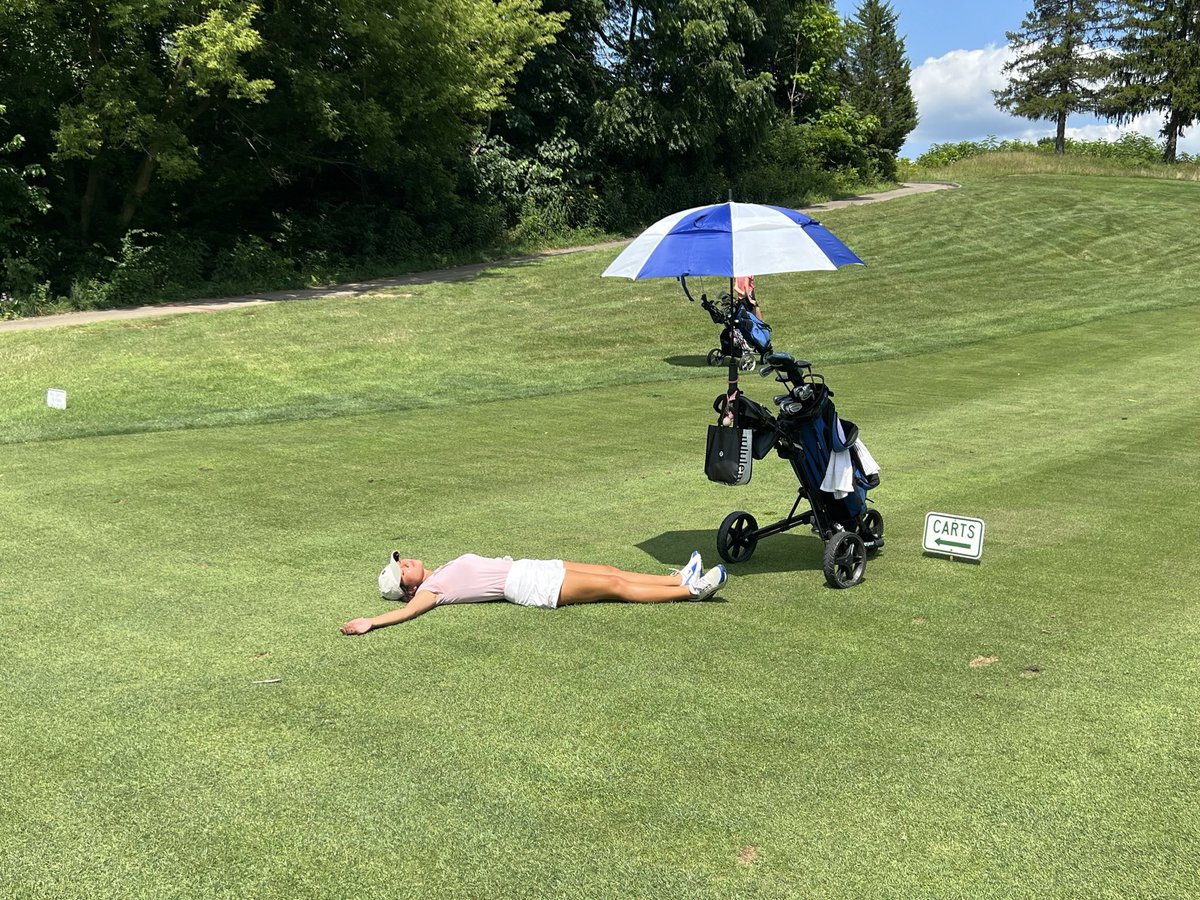 GolfOlentangy's tweet photo. 12 days, 126 holes, a couple hundred miles logged, &amp; nice Twitter photos posted, when the reality looks more like this: complete exhaustion, gas station cartwheels, messy vans, and lots of .5’s! 

Can other teams &amp; coaches relate? 

Still…one of the best gigs. Golf is life! https://t.co/Dw3CduPiJ4