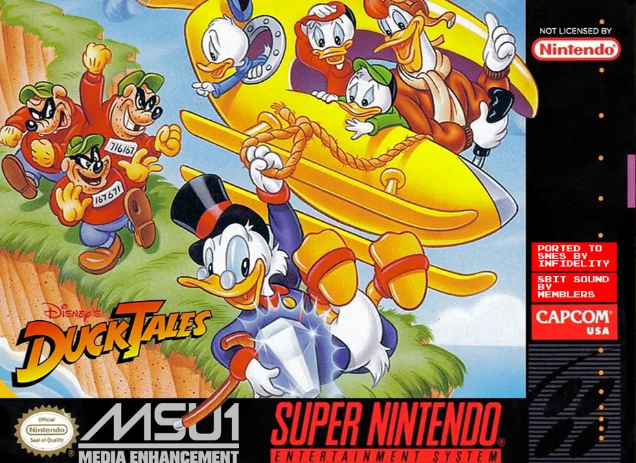infidelity (@infidelity_nes) on Twitter photo I had ALOT of fun porting this over, I hope everyone enjoys what I've added within the MSU-1 portion.
Please enjoy my DuckTales SNES MSU-1!
Thank you to all of my patreon/ko-fi subscribers, and to all my followers!
<a href="/RetroRGB/">Bob from RetroRGB</a>
<a href="/MyLifeInGaming/">My Life in Gaming</a>
#DuckTales
archive.org/download/duck-… I had ALOT of fun porting this over, I hope everyone enjoys what I've added within the MSU-1 portion.
Please enjoy my DuckTales SNES MSU-1!
Thank you to all of my patreon/ko-fi subscribers, and to all my followers!
<a href="/RetroRGB/">Bob from RetroRGB</a>
<a href="/MyLifeInGaming/">My Life in Gaming</a>
#DuckTales
archive.org/download/duck-…