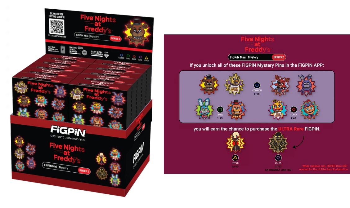 First look at FiGPiN x FNaF Series 2!

As you can see, Series 2 features characters from the first two Five Nights at Freddy's games 👀
#fnaf #fivenightsatfreddys