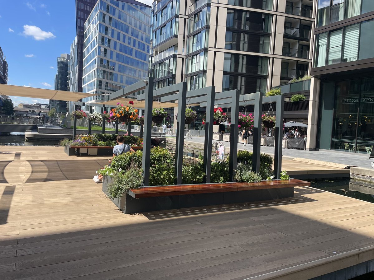 Shelly_Dewhurst's tweet photo. Really inspiring trip to London to explore #regeneration #greeninfrastructure #riverrestoration #publicrealm projects. Feel very excited about what can be achieved https://t.co/p0Rs122Yp5