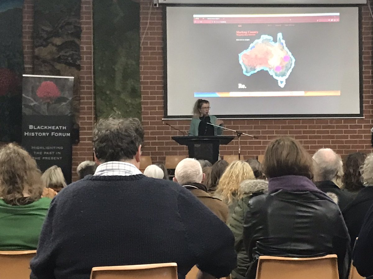 hannahforsyth's tweet photo. Great to have @AnnMcGrath5 in the blue mountains to talk about deep time @BlackheathForum https://t.co/f2XoqV16uU