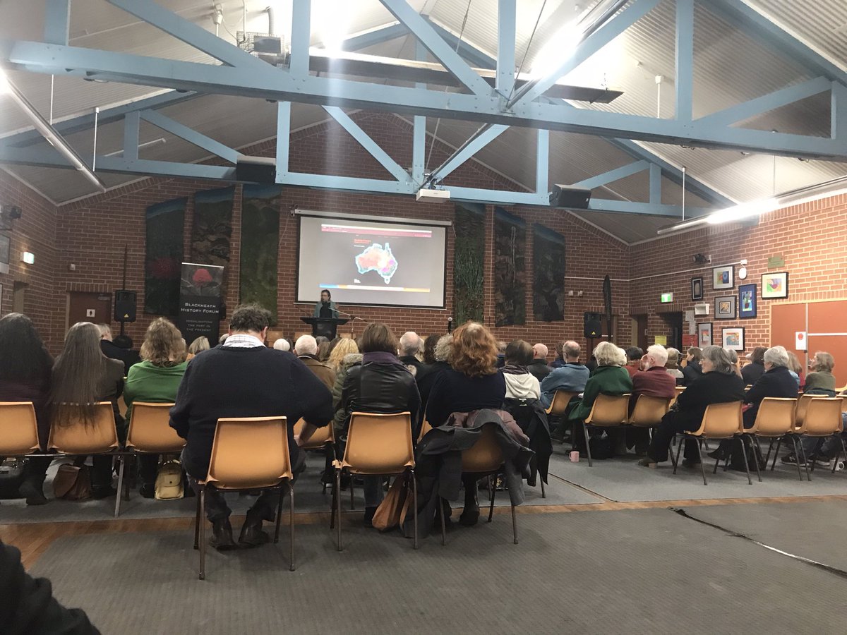 hannahforsyth's tweet photo. Great to have @AnnMcGrath5 in the blue mountains to talk about deep time @BlackheathForum https://t.co/f2XoqV16uU