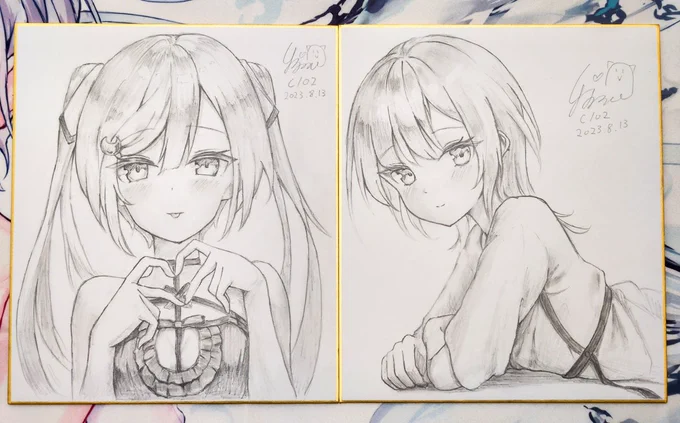 色紙の完成品はこちらです!鉛筆画✏️
オークション← →抽選販売 