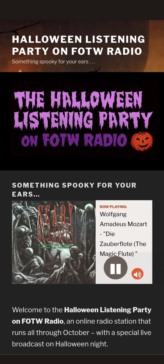 Nao_yps4499's tweet photo. ๐ฆ๐บใทใใใผ๐๐ป
#Halloweenradio
@fotwradio ใใ
I had a great time.
"Dracula's Blood" ๐งโโ
This is a perfect title for a Halloween radio.๐
#ClassicalHour https://t.co/eqUffvRx8j