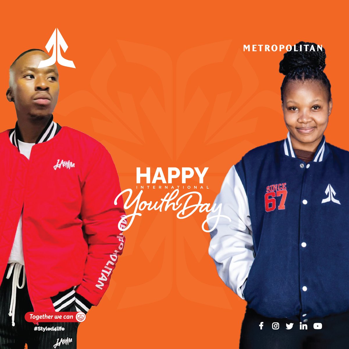 *HAPPY INTERNATIONAL YOUTH DAY* 
Mocha a so bule Tsheliseha Funeral Policy ebile a so supporte local 🚩🚩🚩

Easy! Be Covered...

#MetropolitanLesotho #CityKings #JoachimGarments #WeArePartners #TogetherWeCan