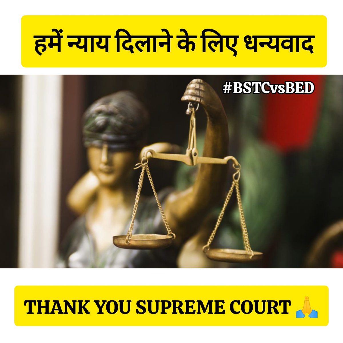 shahienoor's tweet photo. NCTE के काले कानून और भारत सरकार की वजह से कई राज्य में कक्षा 1 से 5 तक बीएड धारियों को नियुक्ति दी है जो कानून के प्रावधानों के खिलाफ था 
अब #सुप्रीम_कोर्ट का सम्मानजनक फैसला आया है जिसका संपूर्ण देश के #BSTC/DELED धारी स्वागत करते है🥳✌️
#BSTC_WELCOME_SC_JUDGEMENT 
@PMOIndia https://t.co/JylLxTJAII