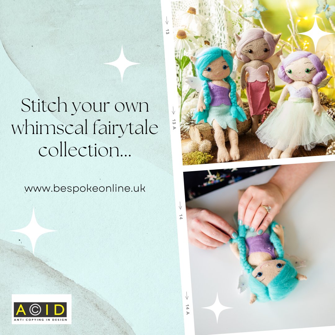 tigerlilymakes's tweet image. Stitch your own fairytale collection. What would you choose? A pattern or a kit?  Would you customise it with different colours and embellishments, or would you want to create it just as it is? Have a whimsical Saturday!
#fairytalecollection