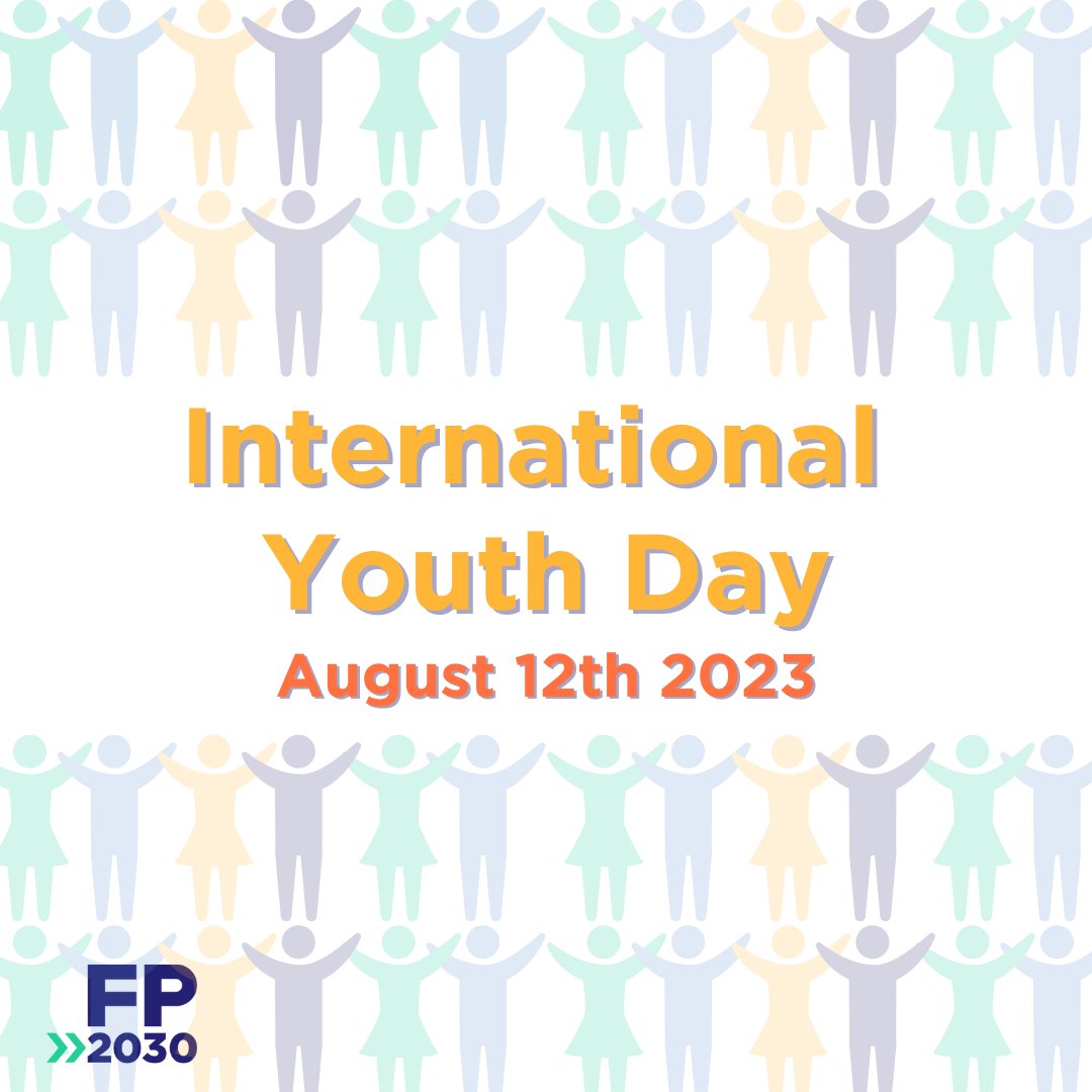 🚨 On #InternationalYouthDay, we encourage all to consider young people when making their commitments. Using data, meaningful partnerships and evidence-informed approaches help achieve all our goals. ➡️ Learn more about what FP2030 is doing for youth: fp2030.org/ayfp.