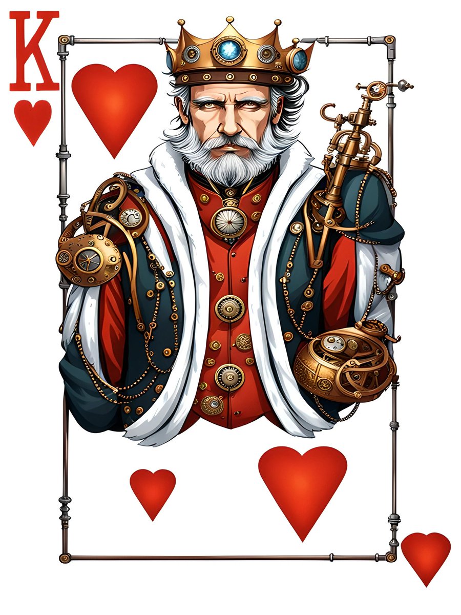 CCCasino's tweet photo. K♥️. Steampunk King of Hearts

🔥 4 #MATIC 🔥

⬇️ Discover your favorite card from many themes and styles on #OpenSea:
👉https://t.co/lDs2b8DLTY👈

#NFT #nftart #NFTCommuntiy #nftdrop #NFTProject #NFTGiveaway #nftcollector #CCC #CryptoCard #steampunk #ETH #Polygon #POL https://t.co/IhM0IeQ7kK