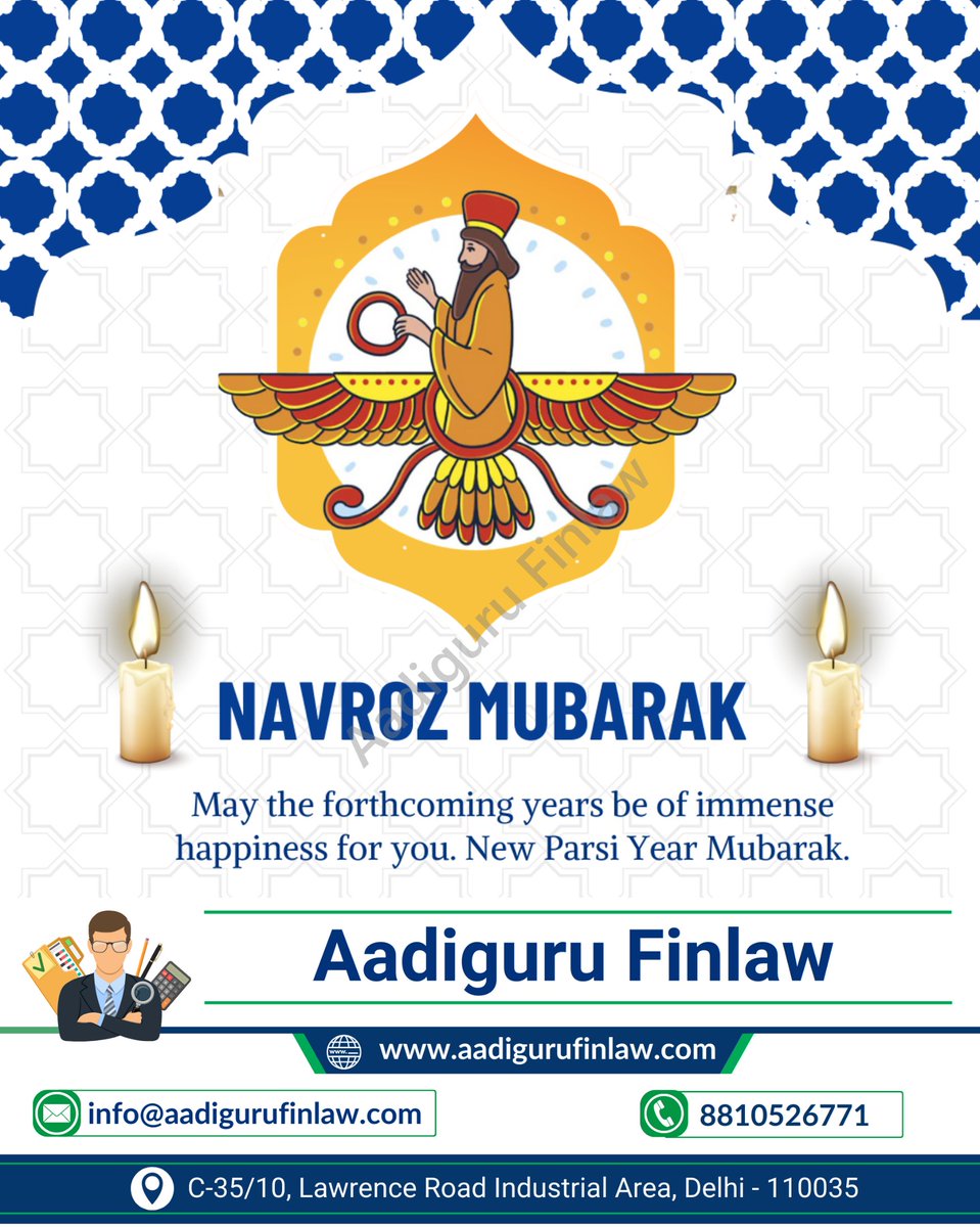 Aadigurufinlaw's tweet photo. Wishing you a joyful and prosperous Parsi New Year! 🎉✨
#parsinewyear #newbeginnings #navrozmubarak #navroz #happiness #immense #parsi #nowruzcelebration #parsiculture #navroze #parsicommunity #india https://t.co/QjGM8ms5Ci
