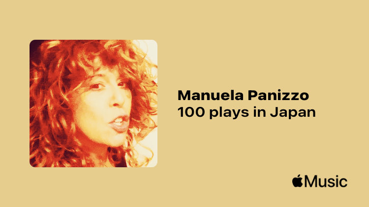 ManuelaPanizzo's tweet photo. Just passed a new Milestone on @AppleMusic. Thanks for listening!
https://t.co/OWg7bThRFB https://t.co/x8giESdKkq
