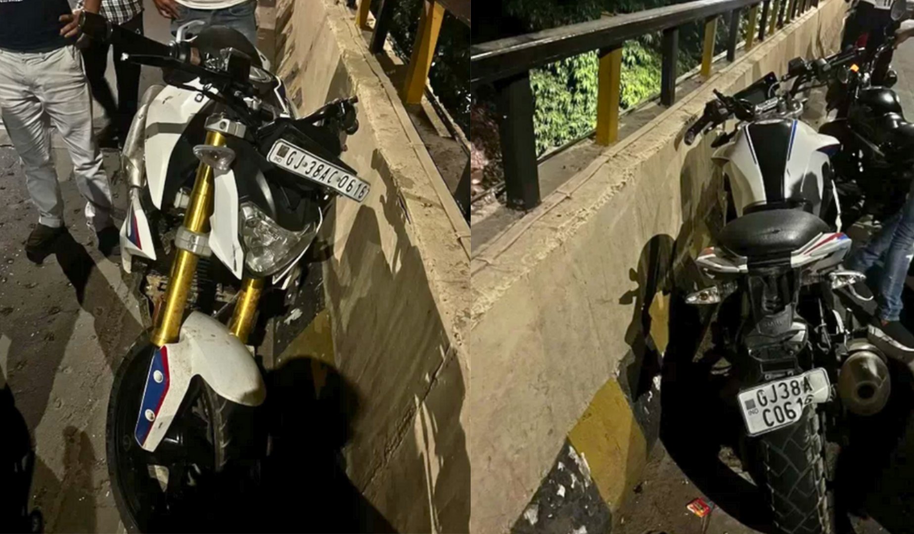 BMW biker dies of overspeeding linked accident in Ahmedabad