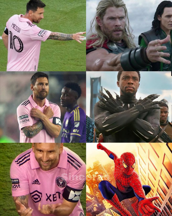 CabineSport's tweet photo. As celebrações de Messi 🥶 https://t.co/1byTxz4aOF