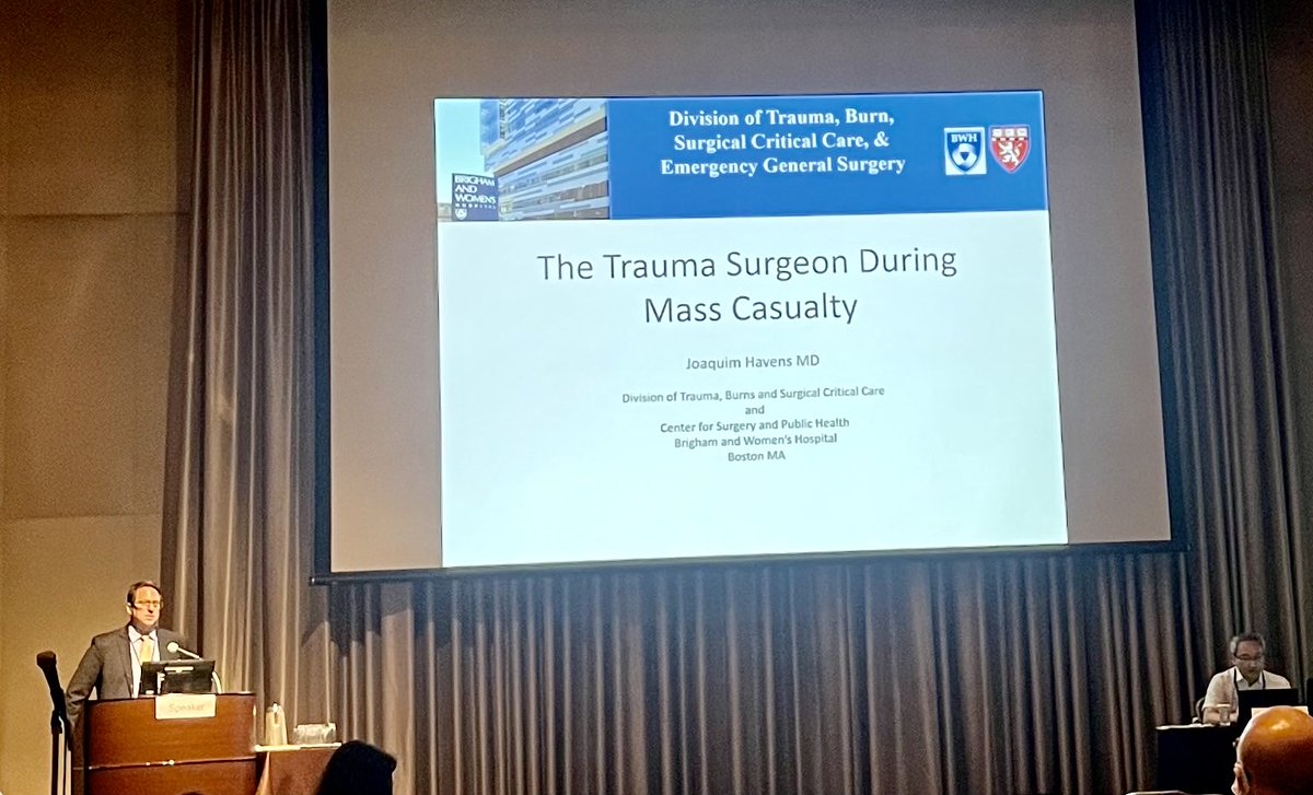 “The more you sweat in peace the less you bleed in war…” Practice, practice, practice leading to preparedness necessary for mass casualties. Thanks Dr Havens for sharing your stories and so many lessons. #WTC2023 ⁦@BrighamSurgery⁩ ⁦@traumadoctors⁩