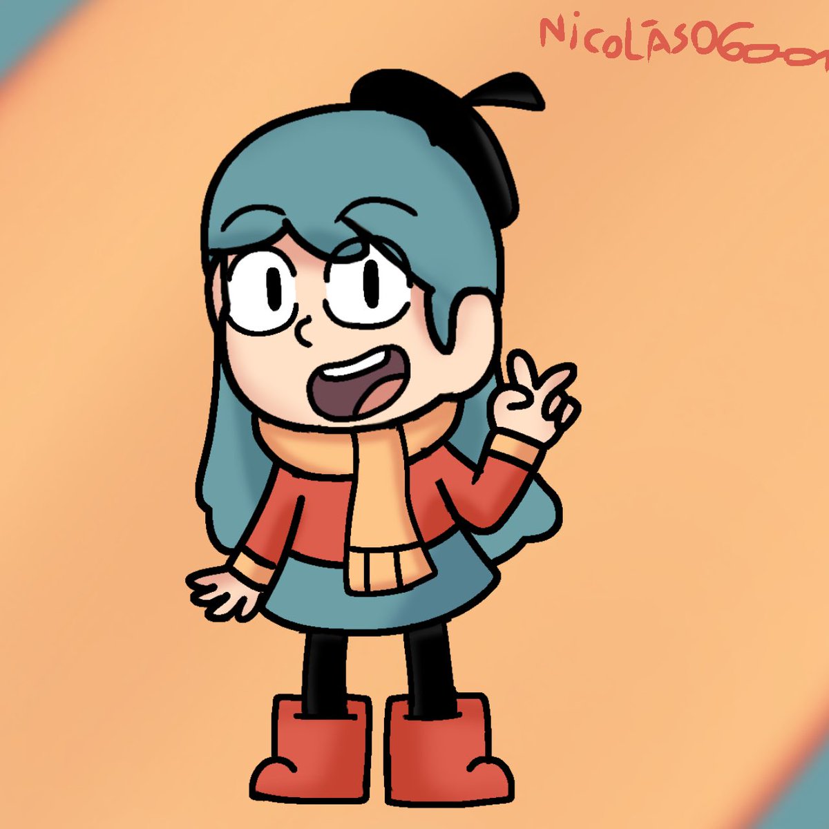 Nicolas05886709's tweet photo. Another draw of Hilda ^^ #Hilda #Hildafanart #hildatheseries https://t.co/1m8EQ639Ac