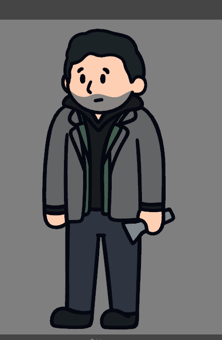 DogtorTwo's tweet photo. The Alan Wake animation only needs the background doing and some animation added to the beginning, but I gotta go get those rests. It's getting late! 😂 Have a him just standing there. 😌 https://t.co/HcIoEV8tun