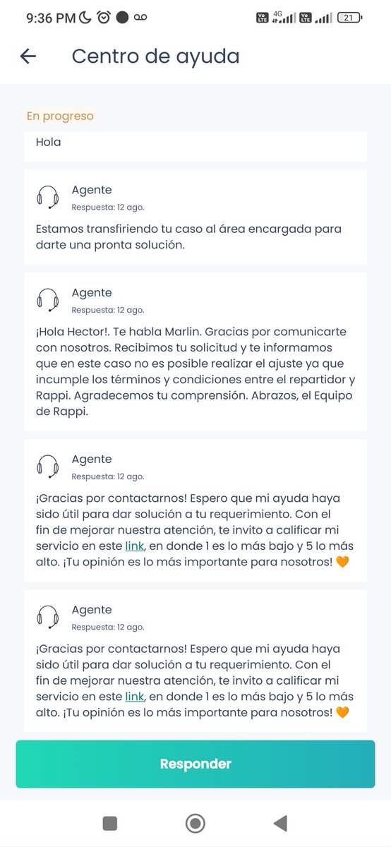 HectorPapas's tweet photo. @RappiColombia @RappiMexico 
Cómo que incumple los términos y condiciones. Si cuando lleve la devolución a la fundación me las aceptaron y me colocaron el dinero. Que pasa con ustedes y allí están las evidencias https://t.co/QLvH7yB4ek