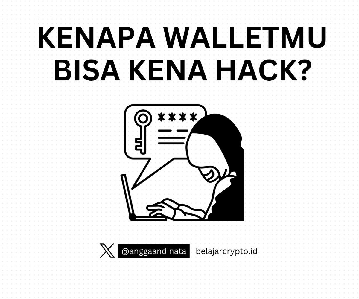 anggaandinata's tweet photo. Di 2022, wallet web3 utama saya kena hack. Total $20,000 yang di stake + 2ETH + 3NFT di wallet itu ludes. Termasuk yang ada di Fantom, Polygon &amp; Avax. 
Jadi beberapa sebab kenapa wallet mu kena hack? 👇
🧵(1) https://t.co/R37n6Htomu