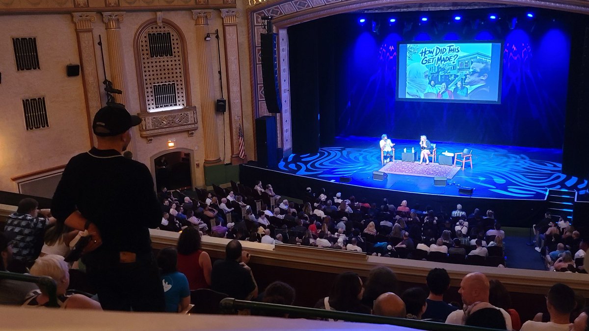 evaction's tweet photo. We watched Jason, June and Paul try to break down the insanity of #NewYorkNinja at @HDTGM live in New Jersey #howdidthisgetmade #hdtgm #JohnLiu #jasonmantzoukas #junedianeraphael #paulscheer https://t.co/wuQSORa79n