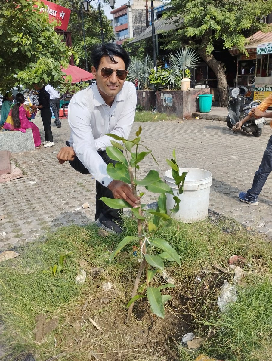 By Lord Shri Krishna's grace..Planted jamun sapling (1942) on 11/08/2023  #onetreeeverydaysaveearthcampaign #KingdomAnimaliaTrust #Afforestation #carbonsequestration #fightclimatechange  #Beatairpollution #climatechange #ClimateActionNow #WorldEnvironmentDay2023  #OnlyOneEarth