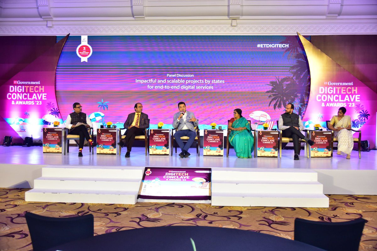 At the Economic Times Digitech Awards 2023…

#ETDIGITECH #MMRDA @ET_Government @EconomicTimes