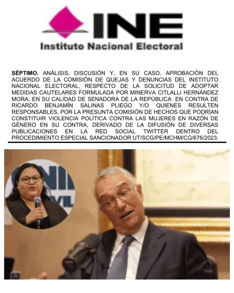 catrina_nortena's tweet photo. #ConAMLOhayMenosPobres 
🚨 El #INE confirma que @RicardoBSalinas Género Violencia Política contra la senadora @CitlaHM en 70 tuits, los que tendrá que eliminar en 24 horas...

Tremendo Nocaut para el Delincuente Evasor...👊 https://t.co/F5djyh42XM