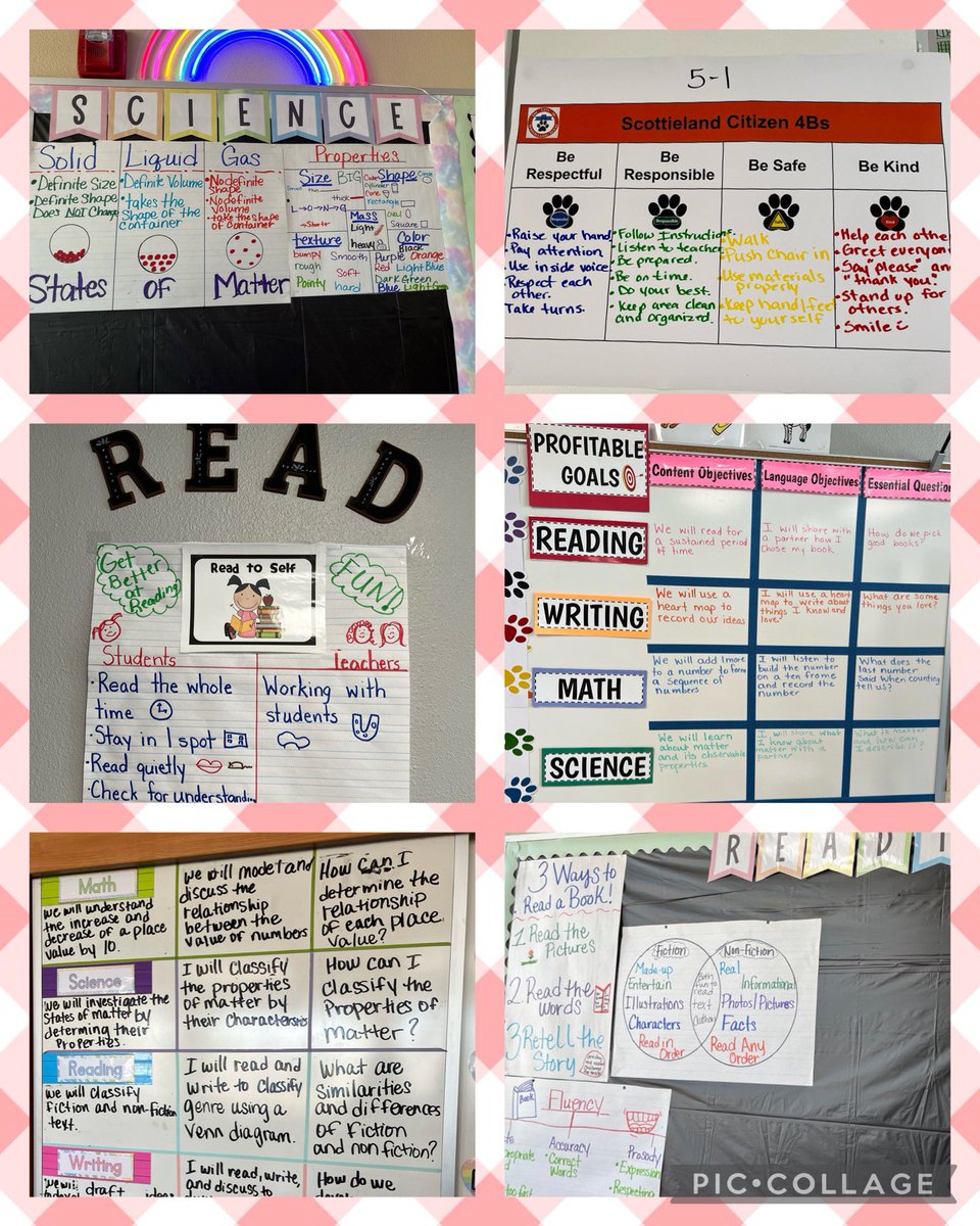AVillanueva_AP's tweet photo. Check out these awesome classroom artifacts I collected today along with some shots of our students and teachers at work! 🤓 My scottie ❤️ was full! #FramingTheLesson #AnchorCharts #StudentEngagement 
Strong finish to Week 2 at Scottieland! ❤️🐾💙 https://t.co/jQ610R7fJO