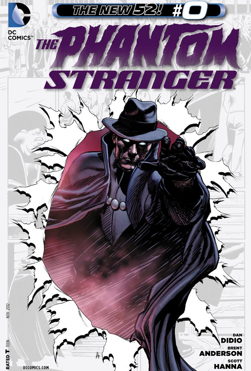 Phantom Stranger #0 Cover - Art by Brent Anderson and Jeromy Cox #PhantomStranger #New52 #dccomics