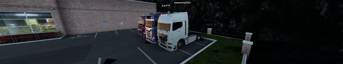 X_Reila_RB26's tweet photo. まさみさんち昼の部で久しぶりにconvoy🥰
#ETS2
#BartoLand https://t.co/y9Mkl4XdLP