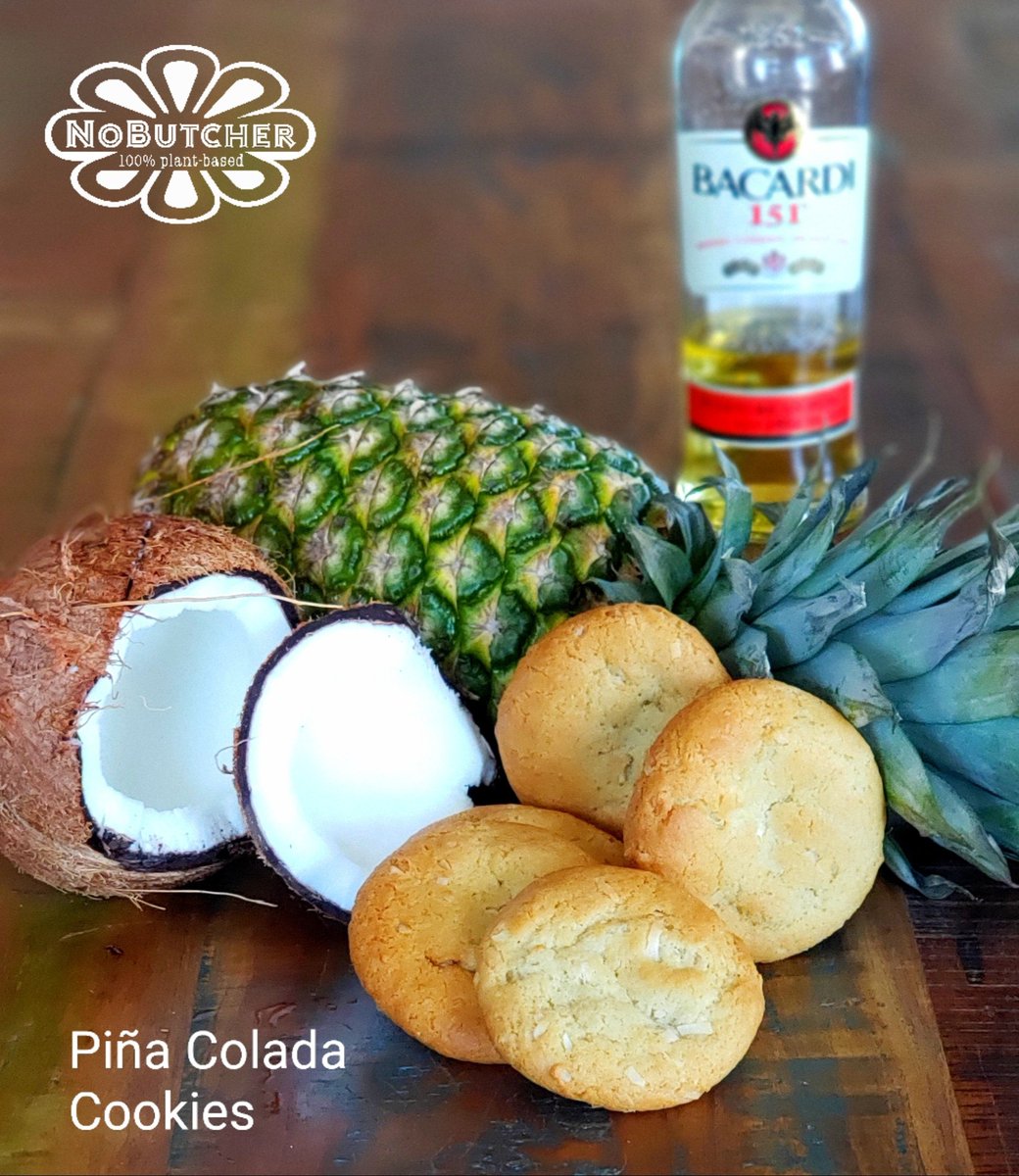nobutcher_com's tweet photo. The Piña Colada Cookies are back!
🥥 Shredded Coconut
🍍 Pineapple 
🍾 Rum Extract 
Like always - made from scratch and baked freshly multiple times a day.
The cookies come with every full meal (combo), but can be purchased individually as well. https://t.co/LbuwAC1PXD