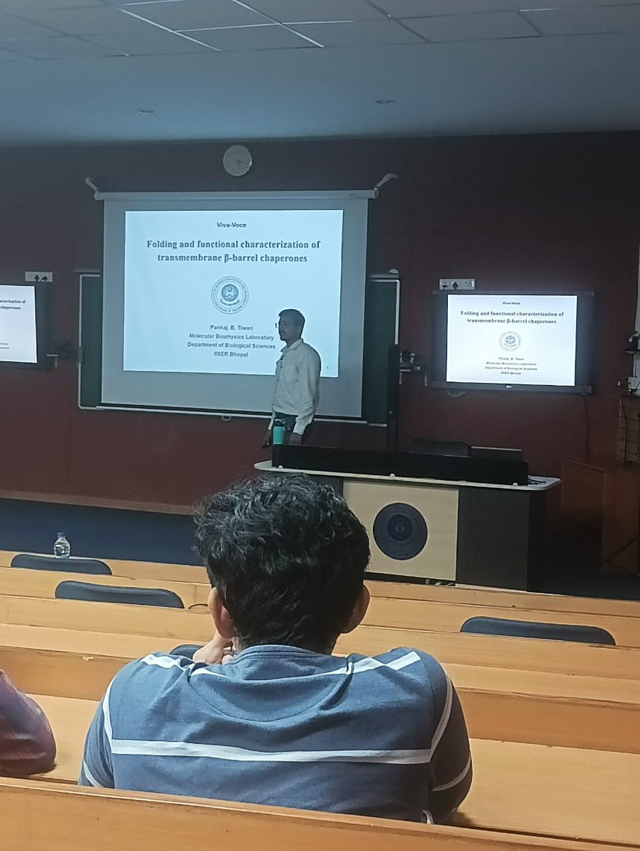 Congratulations @Pank9364 for defending PhD thesis viva successfully… I thank @iiserbhopal for setting up committee led by @souvik_csir.
As a alumni of @iiserbhopal I deeply appreciate @sdatta7925 @saptarm_iiserb and other committee members for their support. Great work