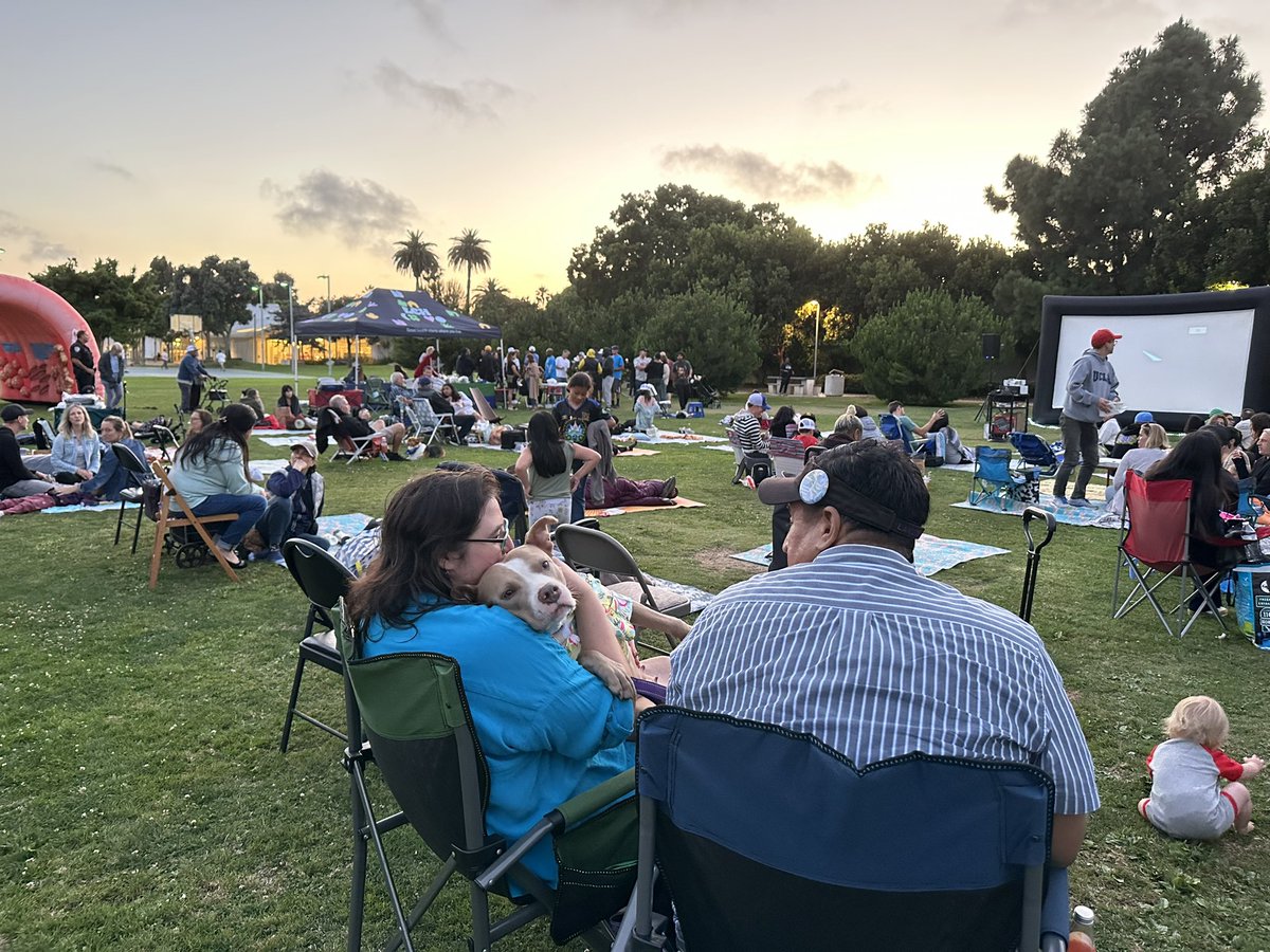 What can be better than #MoviesInThePark, screening tonight at Virginia Avenue Park, 'Little Big League' Our parks are for EVERYONE. #ParkEquity #MoreParks