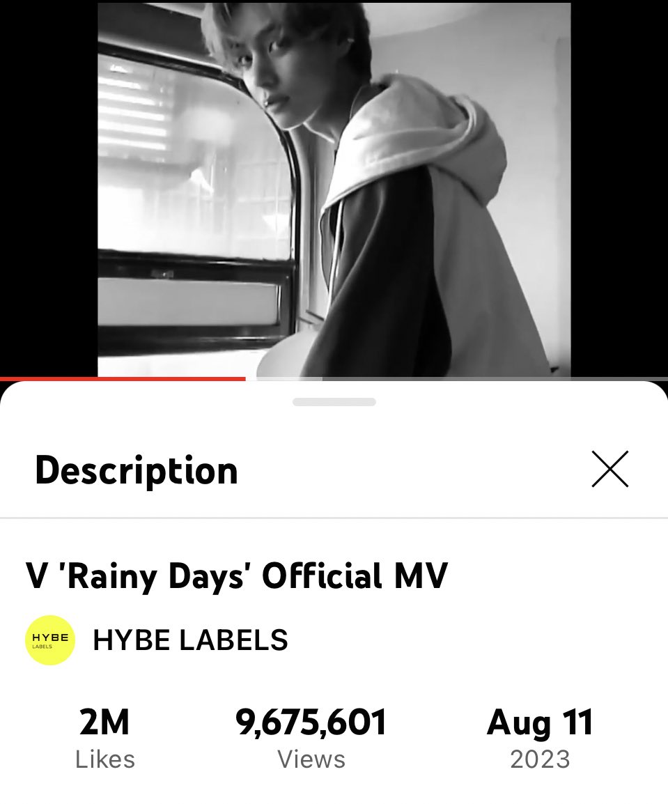V 'Rainy Days' Official MV 