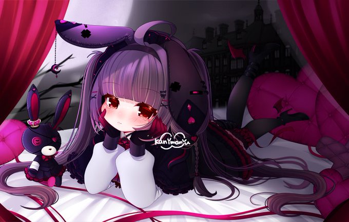 ゴスうさぎちゃん🐰🍖🖤 