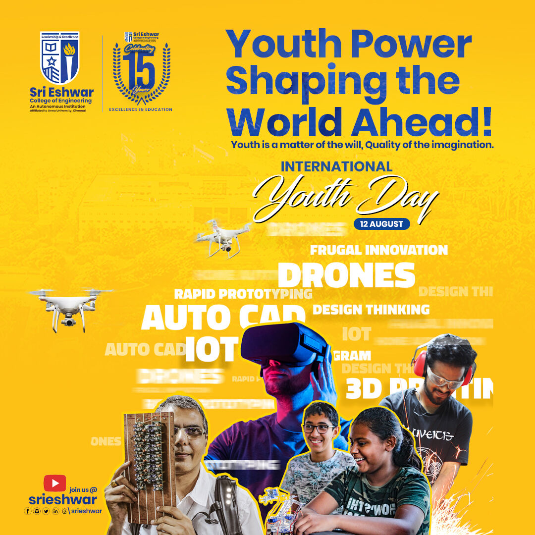 srieshwar_cbe's tweet image. International Youth Day Celebrates the Dynamic Force of Youth Power Shaping a Promising Future.

Visit Us: bit.ly/441d1xe
.
.
.
.
.
#sece #srieshwar #srieshwarcollegeofengineering #youthpower #internationalyouthday #youthday #youth #students