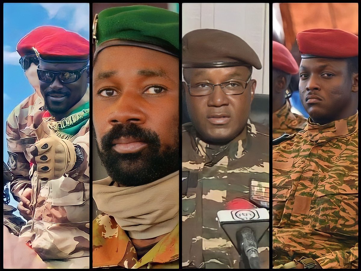 UkomahM's tweet photo. 🇲🇱🇬🇳🇳🇪🇧🇫 Jackson Hinkle @jacksonhinkle thinks 'These men will liberate Africa, or DIE trying.'

Their drive today doesn't change the fact that they are military leaders. We've seen many of them in Africa, in Nigeria, who claim they will liberate after a coup, whether bloodless or blood-filled. The reverse became the case.

People think democracy has become a bane in Africa, but the real question is, has Africa practiced true democracy? However, it is a fact that Africa must liberate herself.

On another note, Nigeria must first liberate herself from the fangs of a drug lord.
#TinubuMUSTbeDisqualified 
#TinubuIsIllegal 
#TinubuMustGo 
#AllEyesOnTheJudiciary 
#AllEyesOnJusticeTsammani
