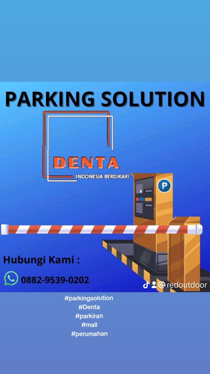 PT_Denta's tweet image. #PalangParkir #portalparkiran #parkingsolution #parking
#barriergate untuk di #perumahan #gedung #perkantoran #apartemen