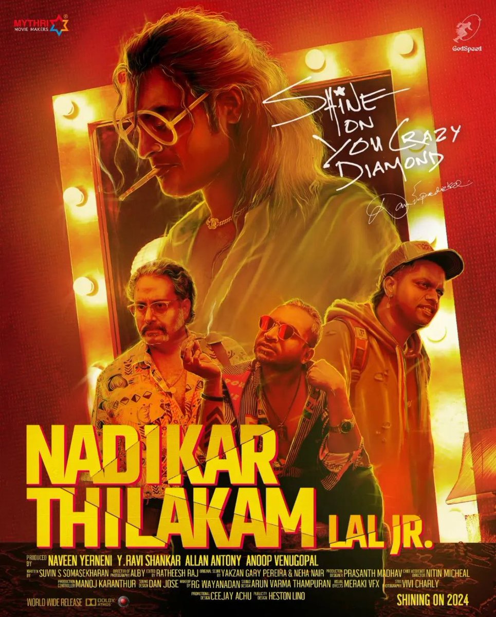 ttovino's tweet photo. 🌟Lights, Camera, Nadikar Thilakam! 📸🎥 
We're thrilled to share a brand new poster with you as each passing shoot day, the magic of David and Bala in "Nadikar Thilakam" keeps unfolding! 🎬✨ 

#NadikarThilakam #OnSet
#JoinTheJourney #newposterreveal https://t.co/509Pa1owmh