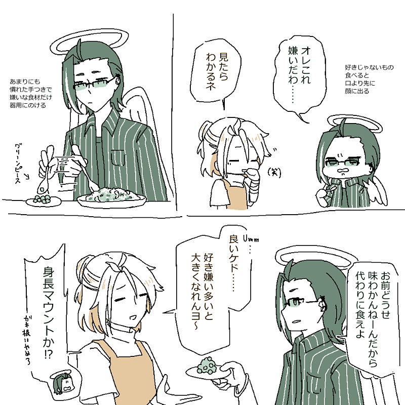 .@shima_kabe 料理のあれそれの落書き 