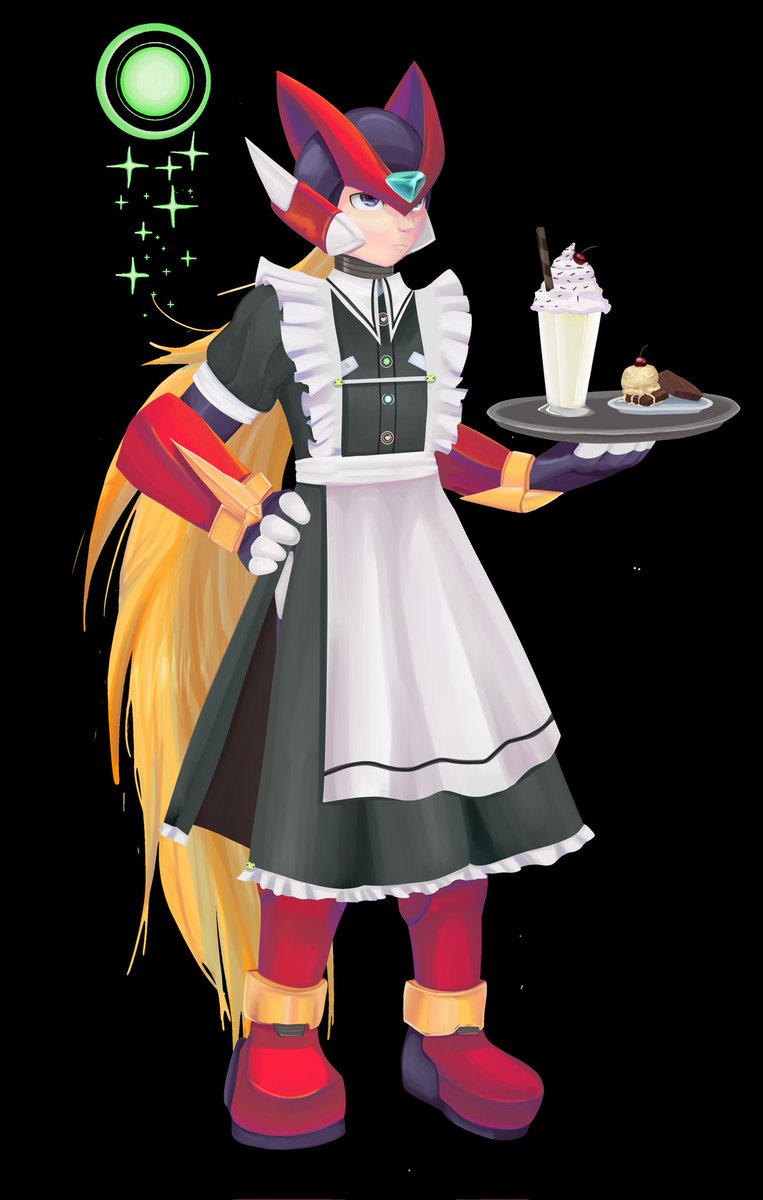 SKaDoki02's tweet photo. Part 1/2 

#MegamanMaidCollab #megamanzero #pegasoltaeclair #hiddenphantom #poplacocapetri #zero #reploid #maid #Rockman https://t.co/FWBC50K92P