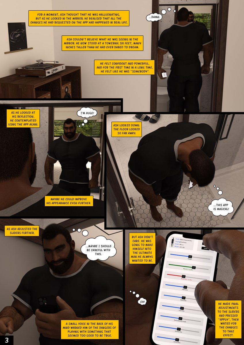 GDSMuscleFreaks's tweet photo. Page 3 of "ERROR ERROR". Looks like he's trying to make himself bigger and more shredded... https://t.co/qIDra0lqCW