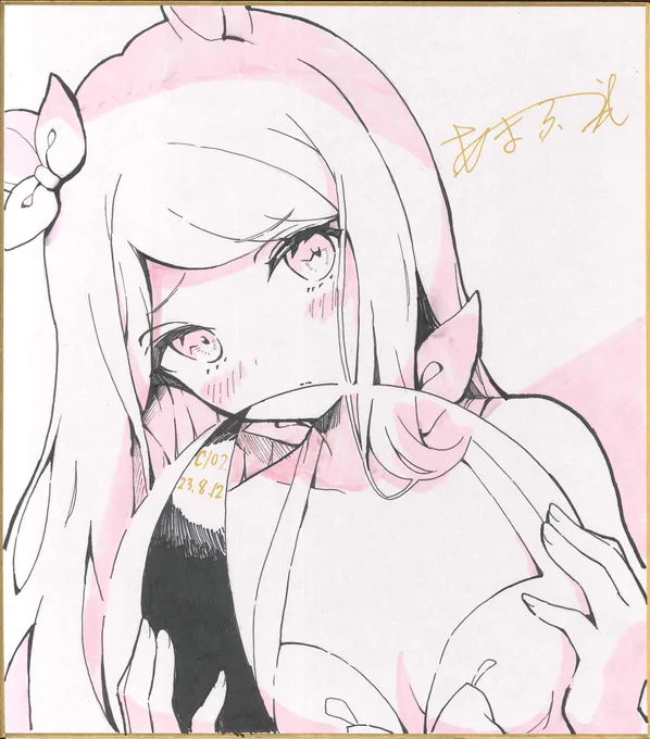 【#C102 売り切れ情報】・午前の色紙 ※午後14時から頒布します・新刊セット内のおまけ本 ※アクキーアクスタ新刊はあります 