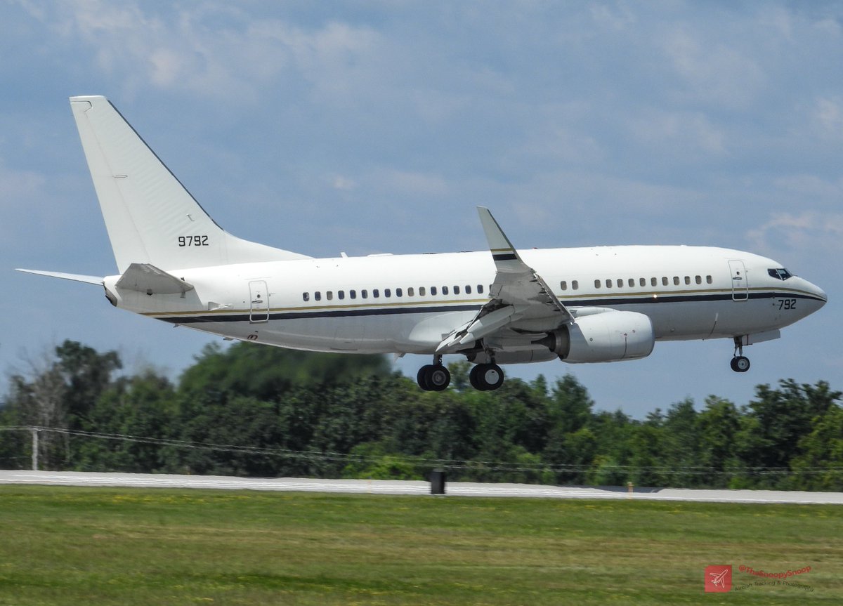 TheSnoopySnoop's tweet photo. #CNV4946 C-40A Clipper #AE638D 169792 US Navy
Fleet Logistics Support Squadron 51 (VR-51) ‘Windjammers’
First of two caught arriving in to KPSM today.
Came in from Sigonella via Shannon.
2nd last C-40 to be delivered to the US Navy
#avgeek #planespotting #nikonphotogrqphy https://t.co/KkKBeyNYt1
