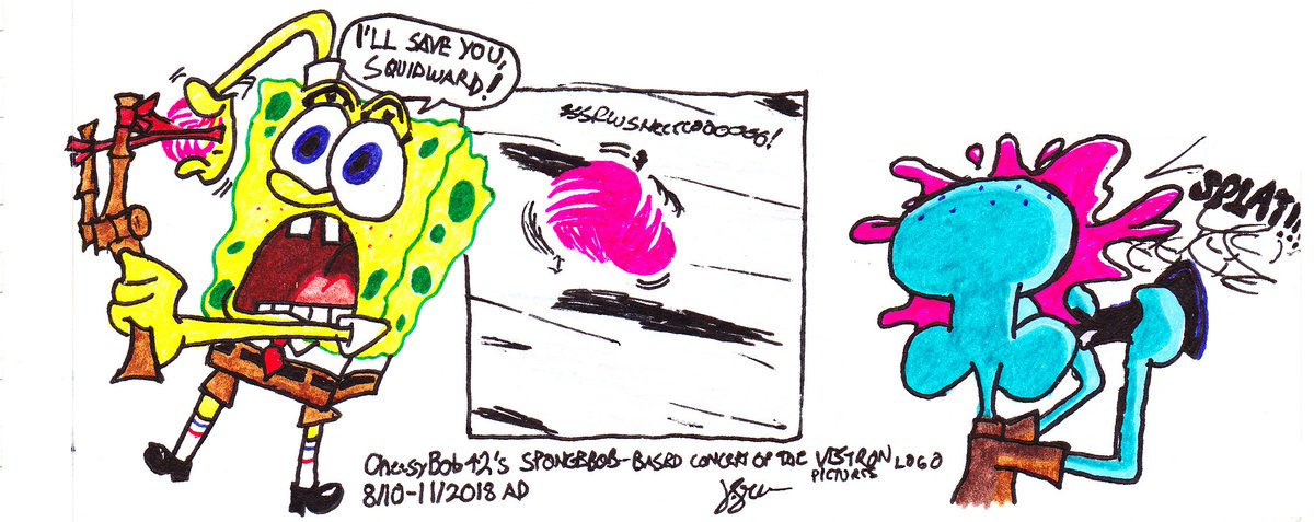 skysoundfanatic's tweet image. I always loved the concept of CheesyBob42's Vestron Pictures logo variant for "Spongebob, Sonic and Brother Bear Go Camping", so, 5 years ago, I finally did fan art of it to bring that vision to life... kind of.

#FanArtFriday #SpongebobSquarepants #VestronVideo #VestronPictures