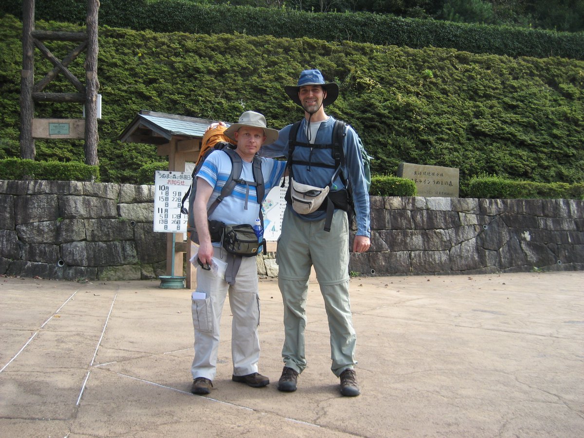 thewalkingfool's tweet photo. Going through some old CDs containing photos my walking partner Erik took when we hiked the Nakasendo together back in 2007. These are from the first week. #Japan #Nakasendo https://t.co/hl7T9uk8IJ