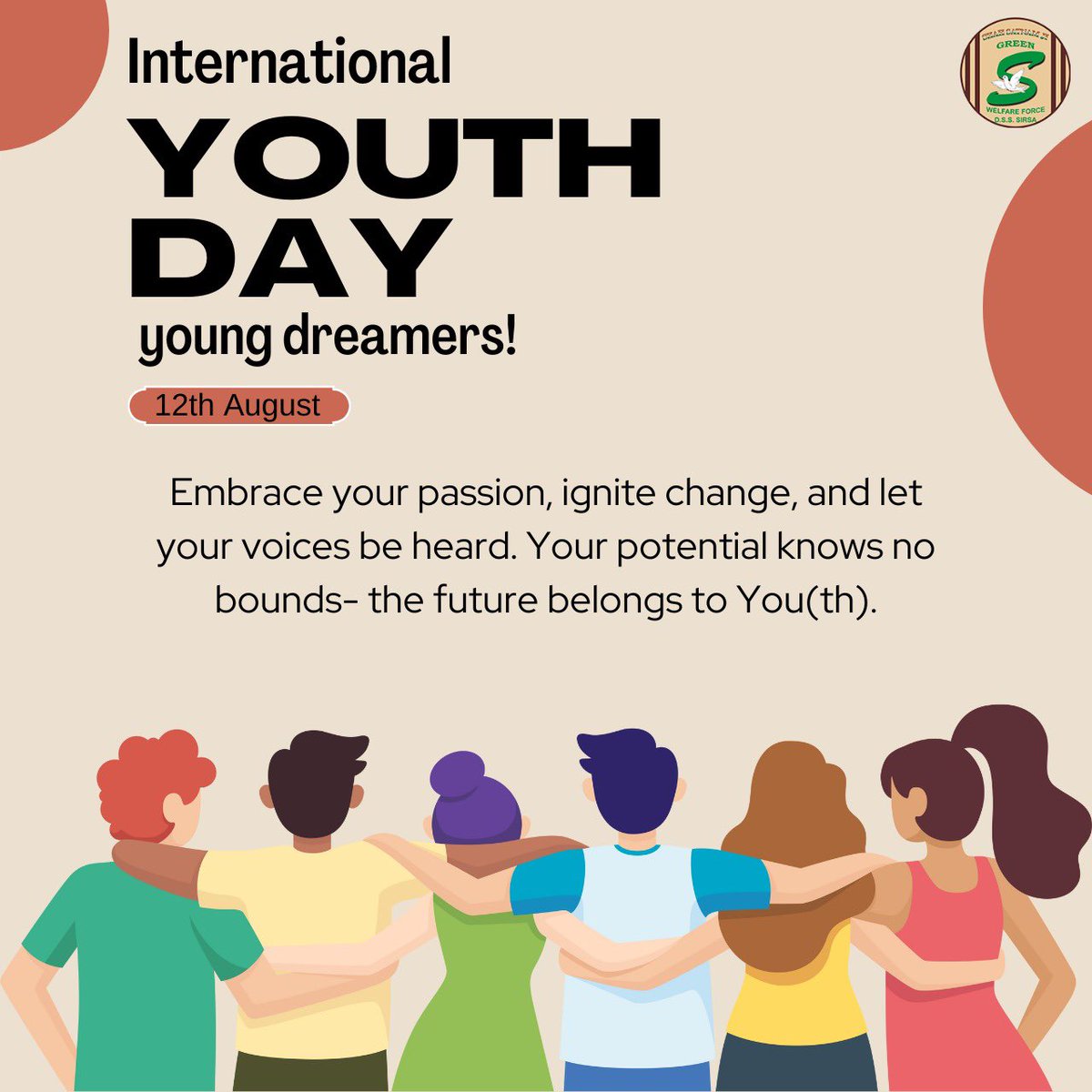 GreenSwelfares's tweet photo. Let them learn and implement,
unlock opportunities to excel in every field!
Provide them green skills, and moral values alongside, Let’s foster a supportive environment for the youth &amp; empower them.

Celebrating the youth of our Nation on this #InternationalYouthDay https://t.co/9OCwSkZ5EM